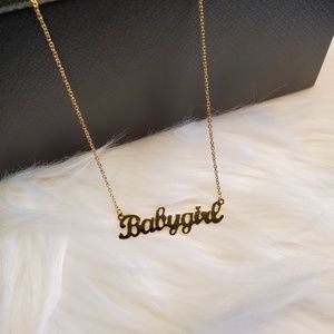 Babygirl Necklaces pendants Gold